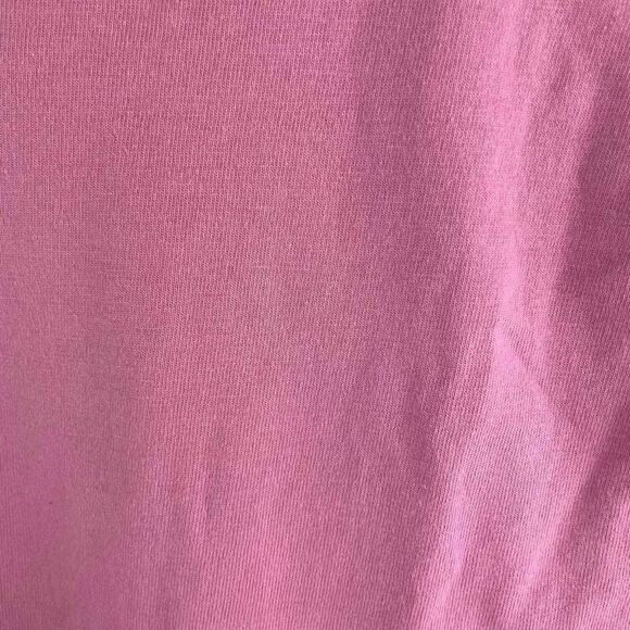 Vintage Only Necessities Pink 100% Cotton Mock Neck Long Sleeve Shirt Size M - Picture 5 of 9